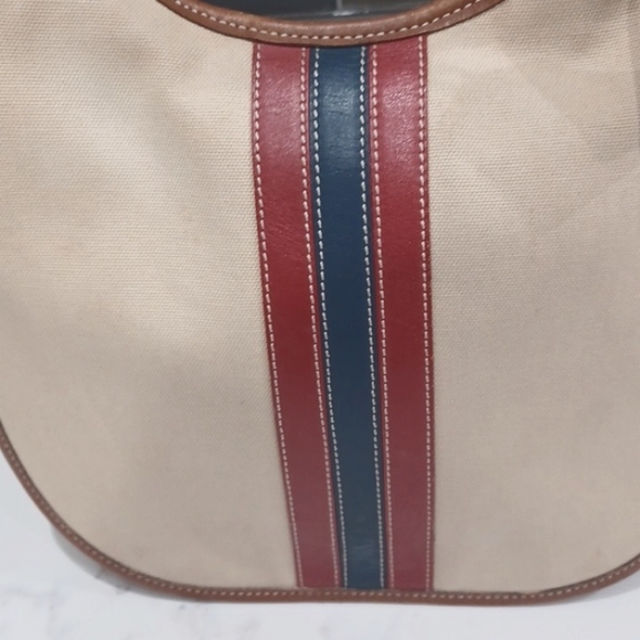 VINTAGE COACH VARSITY STRIPE CROSSBODY BAG - Picture 4 of 17